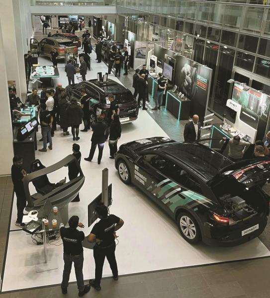 均胜电子智能驾驶产品亮相沃尔夫斯堡。资料图片