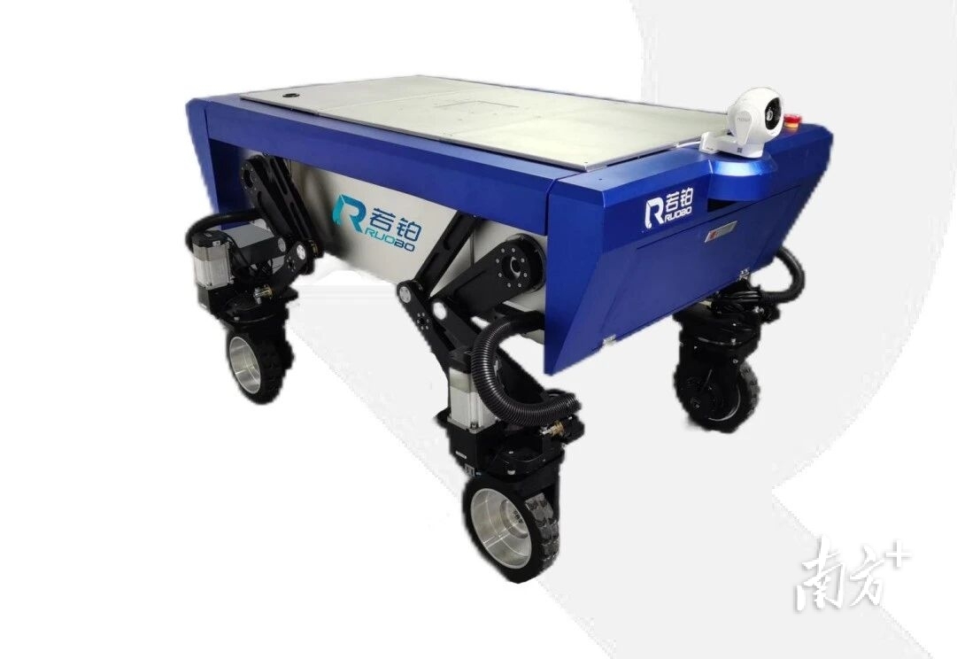 若铂机器人的“机器牛”。 企业供图