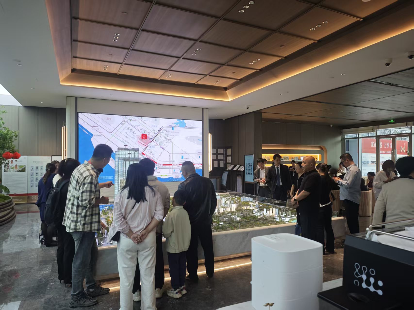 珺悦名都项目售楼处现场 图片来源：每经记者 陈荣浩 摄