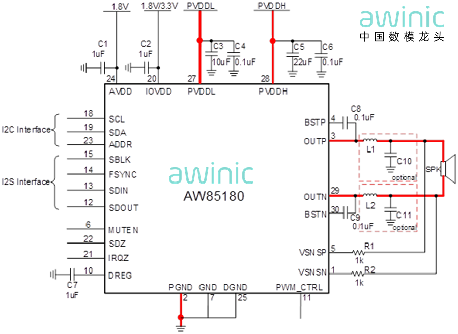 图1 AW85180原理图