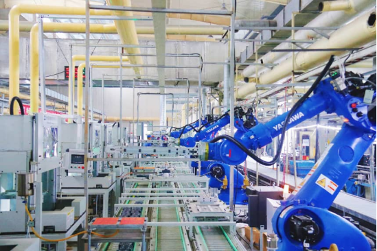 图为天能控股集团智能制造基地（受访对象供图）