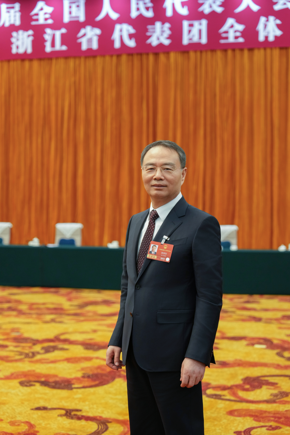 全国人大代表、传化集团董事长徐冠巨。图片来源：传化集团