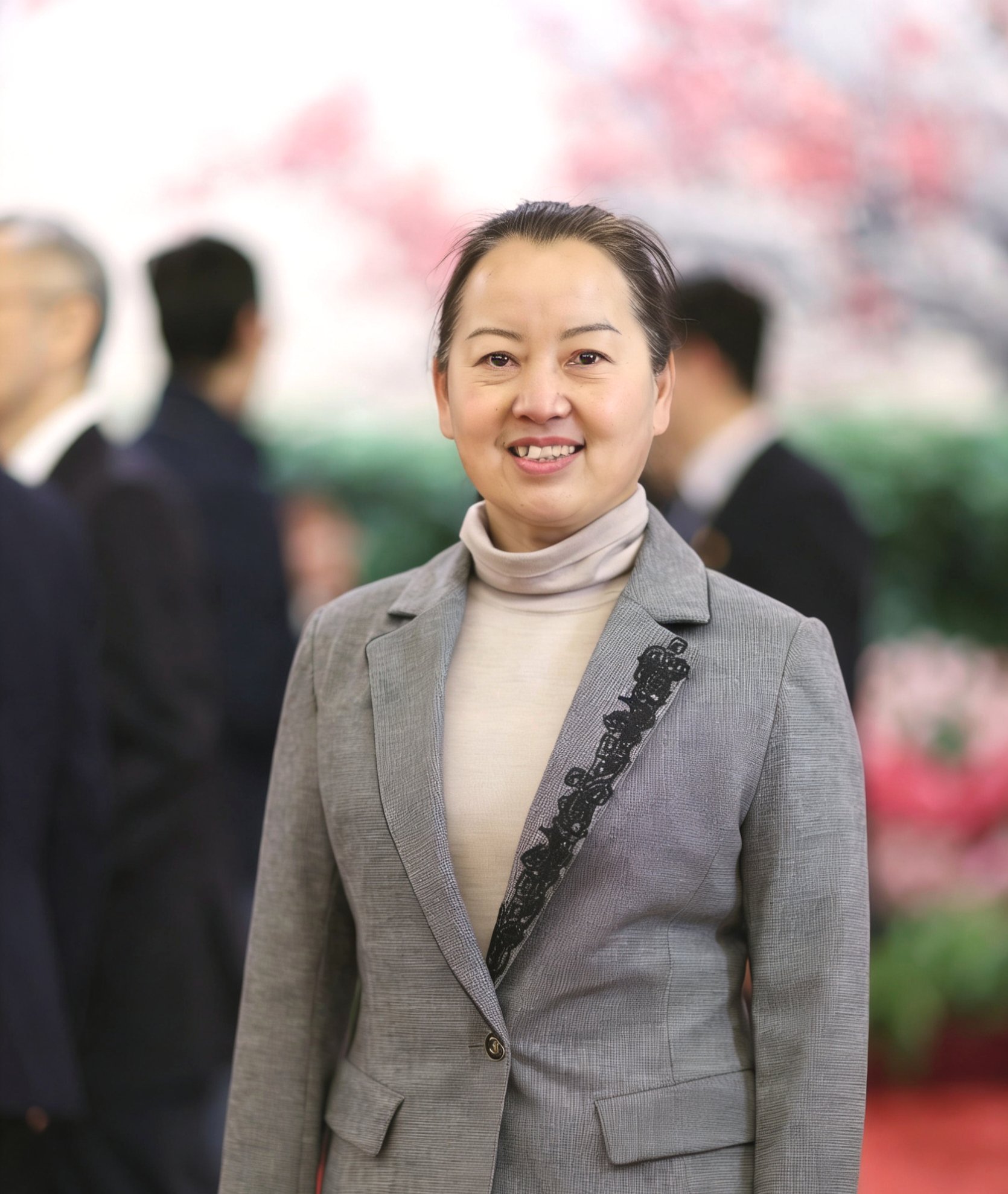 ▲全國人大代表甄蘭芳
