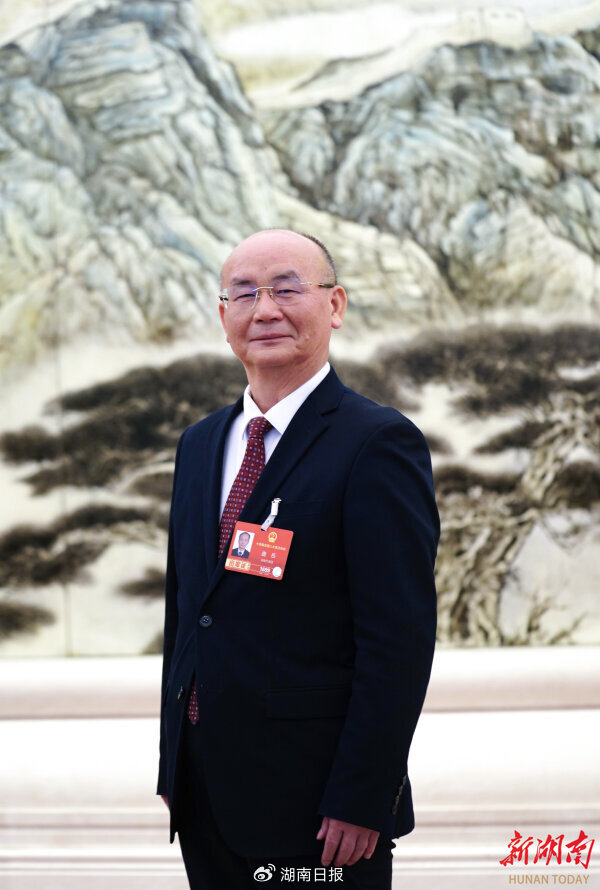唐岳代表。湖南日报全媒体记者 唐俊 摄​
