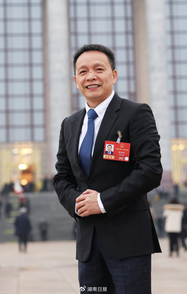 张学武代表。湖南日报全媒体记者 易昂 摄​
