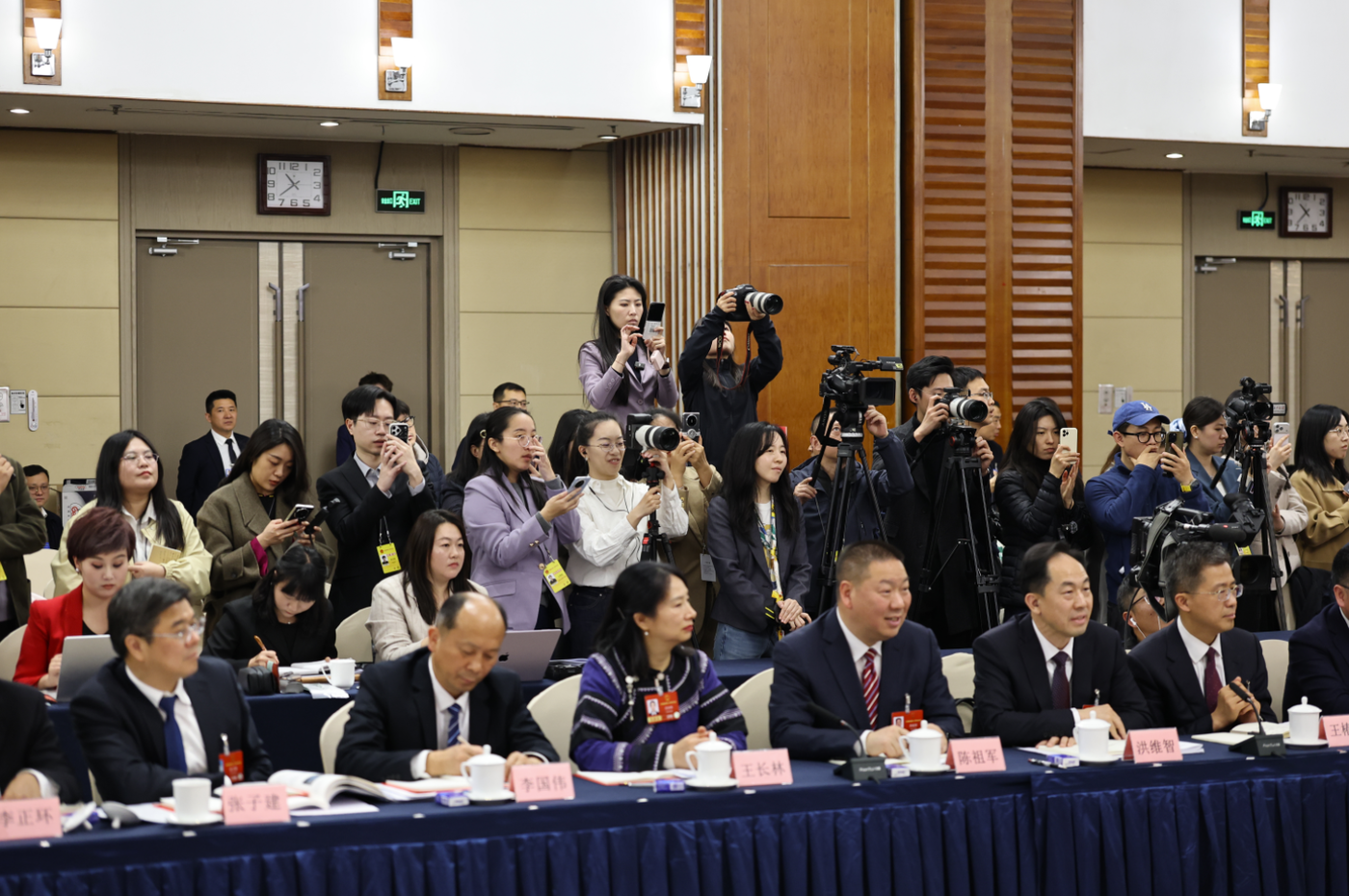雲南代表團媒體開放日現場。雲南日報-雲新聞記者 陳飛 胡妤雅/攝