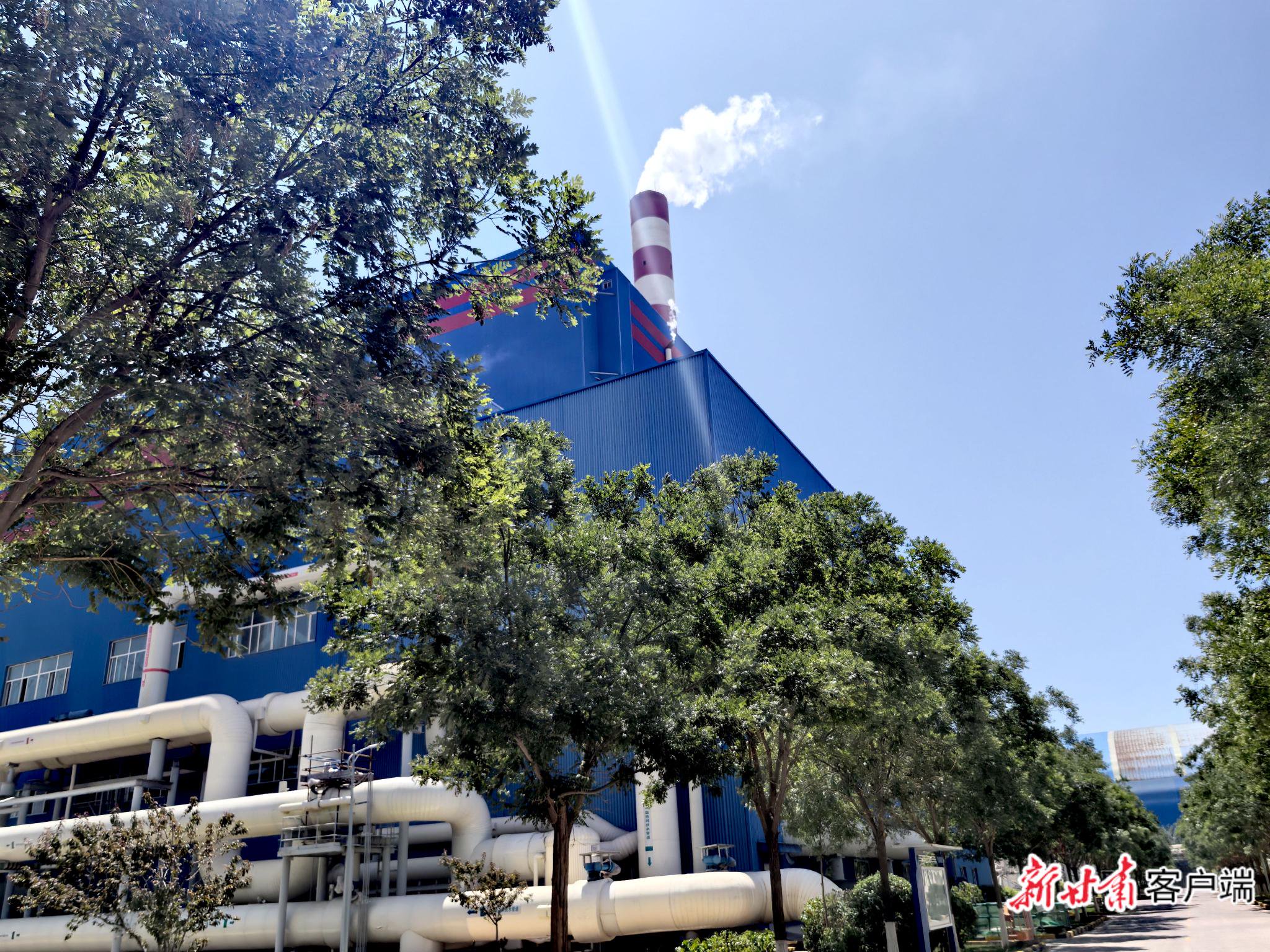 甘肃电投武威热电联产项目。本文图片由新甘肃·甘肃日报