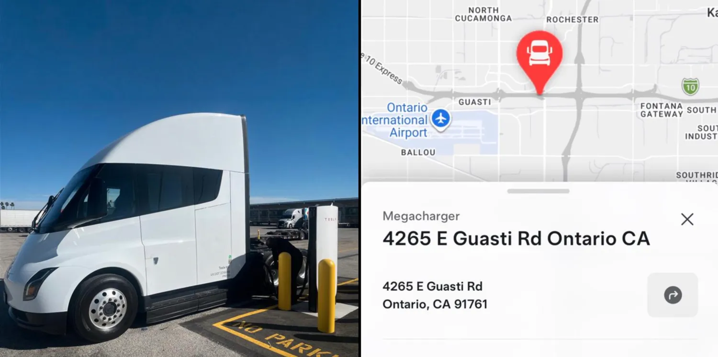 特斯拉在美国加州为 Semi 纯电半挂卡车开设首个超级充电站，理论功率可达 1.2 兆瓦