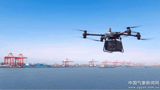 数据融合赋能低空物流配送。图/伍海燕