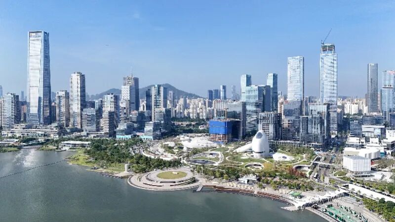 深圳湾文化广场。新华社发