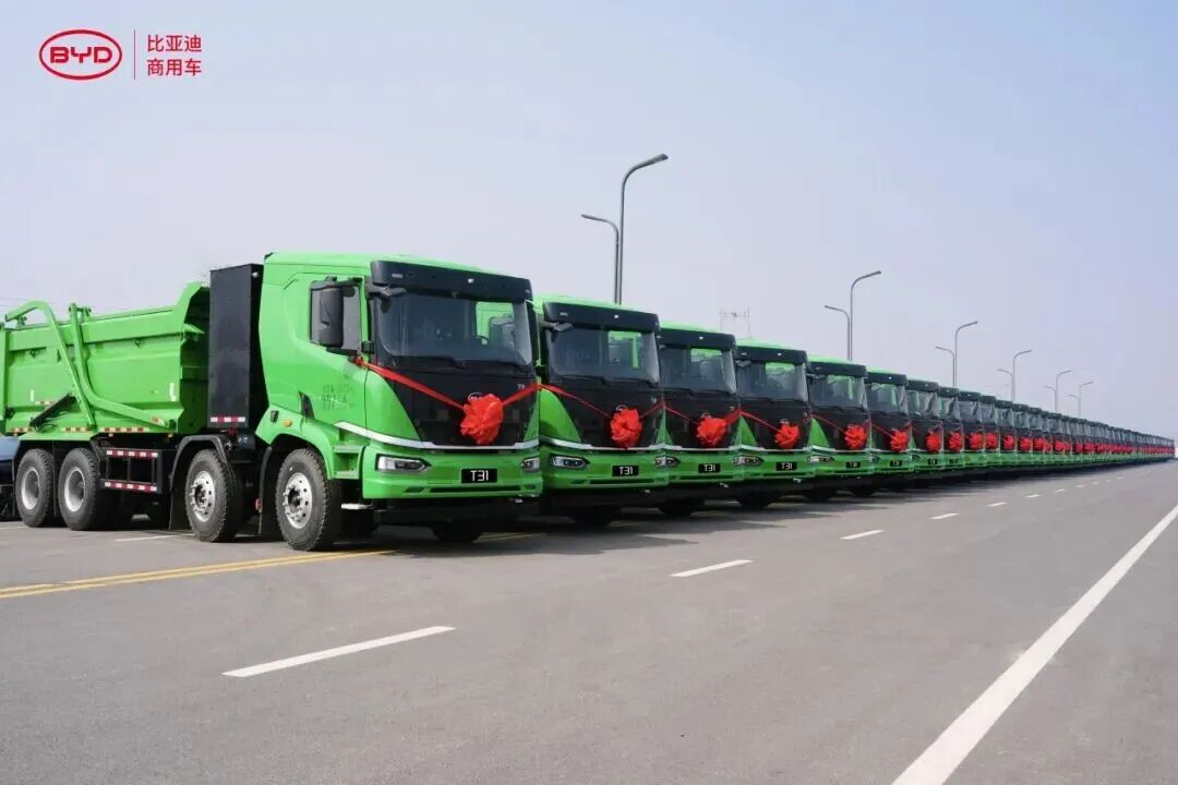 比亚迪/福田/载合新能源重卡爆单！
