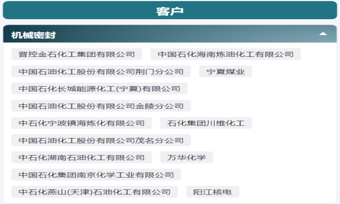来源：公司客户名单