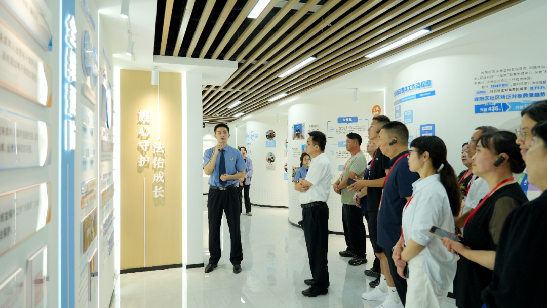 2025年9月17日，四川省检察院邀请部分全国人大代表到德阳市旌阳区轻微犯罪综合治理中心调研。