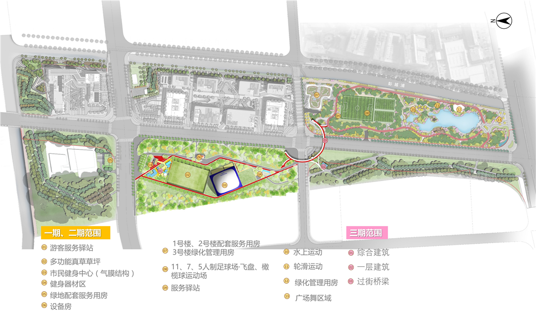 ▲ 公园总平面图