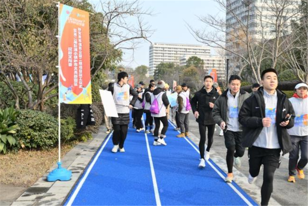 ▲ 迎新定向赛在亮相后的项目二期场地圆满举办