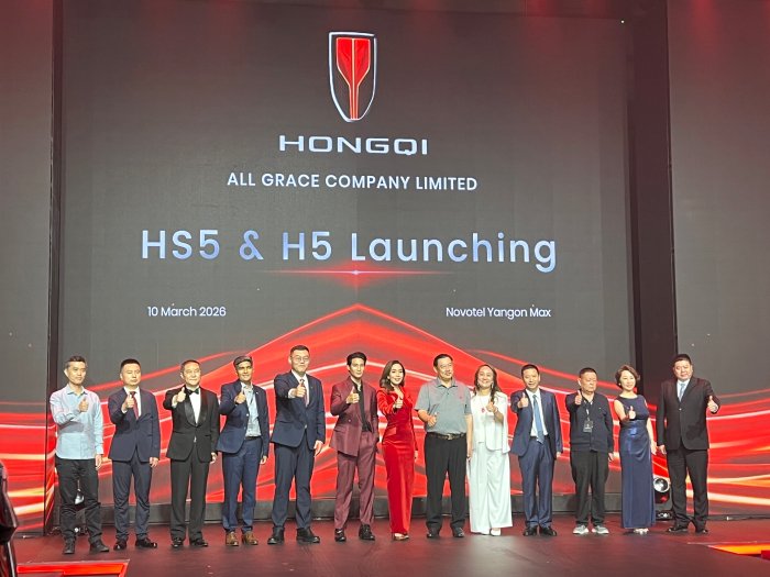 红旗HS5和红旗H5缅甸上市 首批订单完成交付