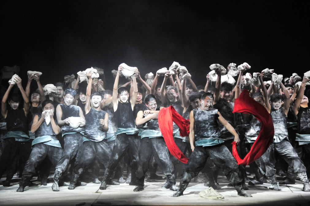 情境体验剧《又见平遥》。新华网发（梁生仁摄）