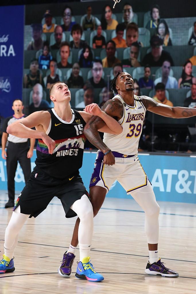 20年夺冠功臣！霍华德西决硬抗约基奇 用肉搏为湖人拼下一冠