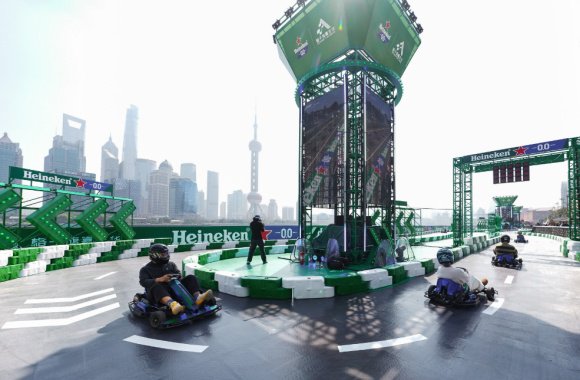 “滨江卡丁车”体验活动  图片来源：主办方提供