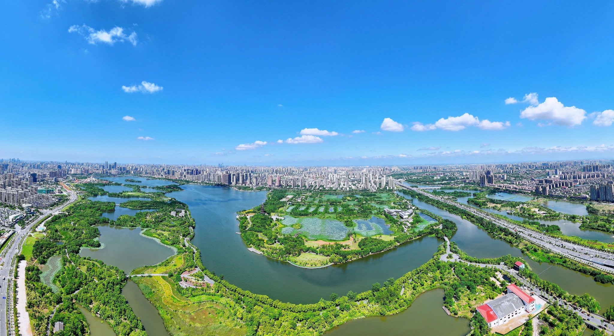 南昌象湖濕地公園。喻雲亮攝