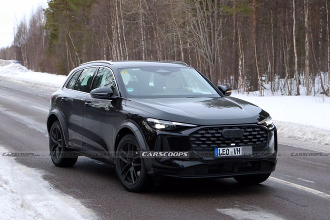 2028燃油款保时捷Macan SUV路测图曝光