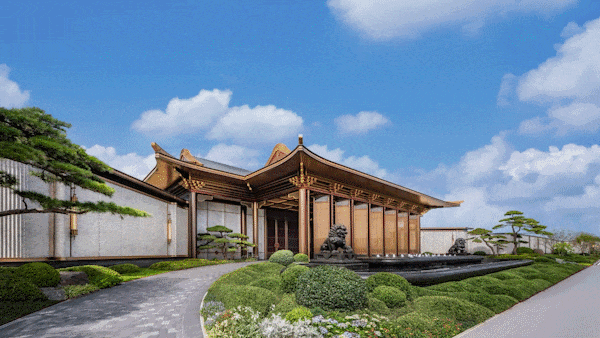 建发·海晏景观示范区实景