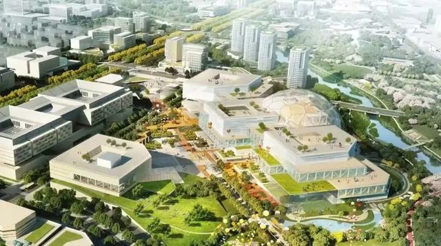 南中轴博物馆群鸟瞰图