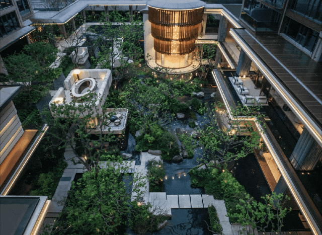 江宁金茂府示范区实景