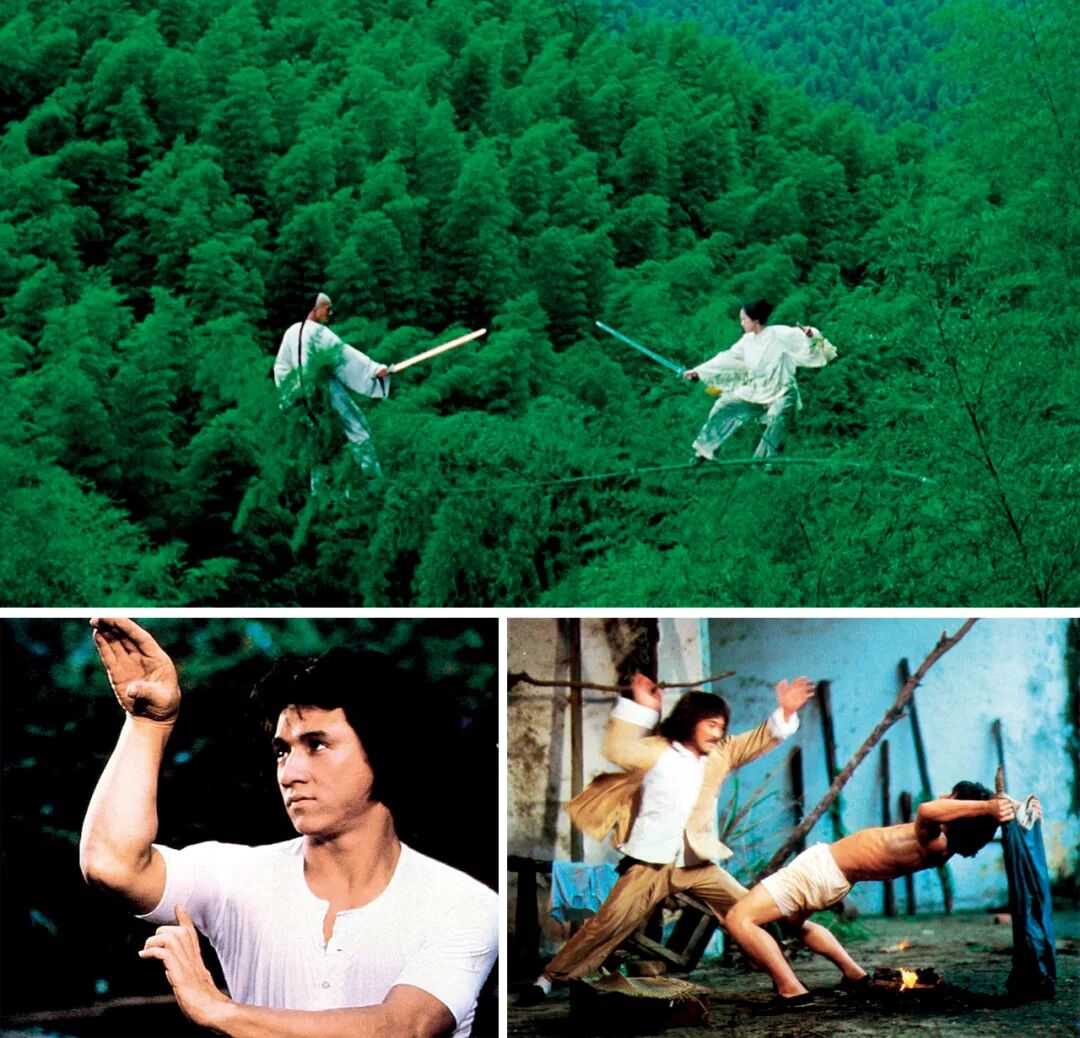 上图：电影《卧虎藏龙》剧照