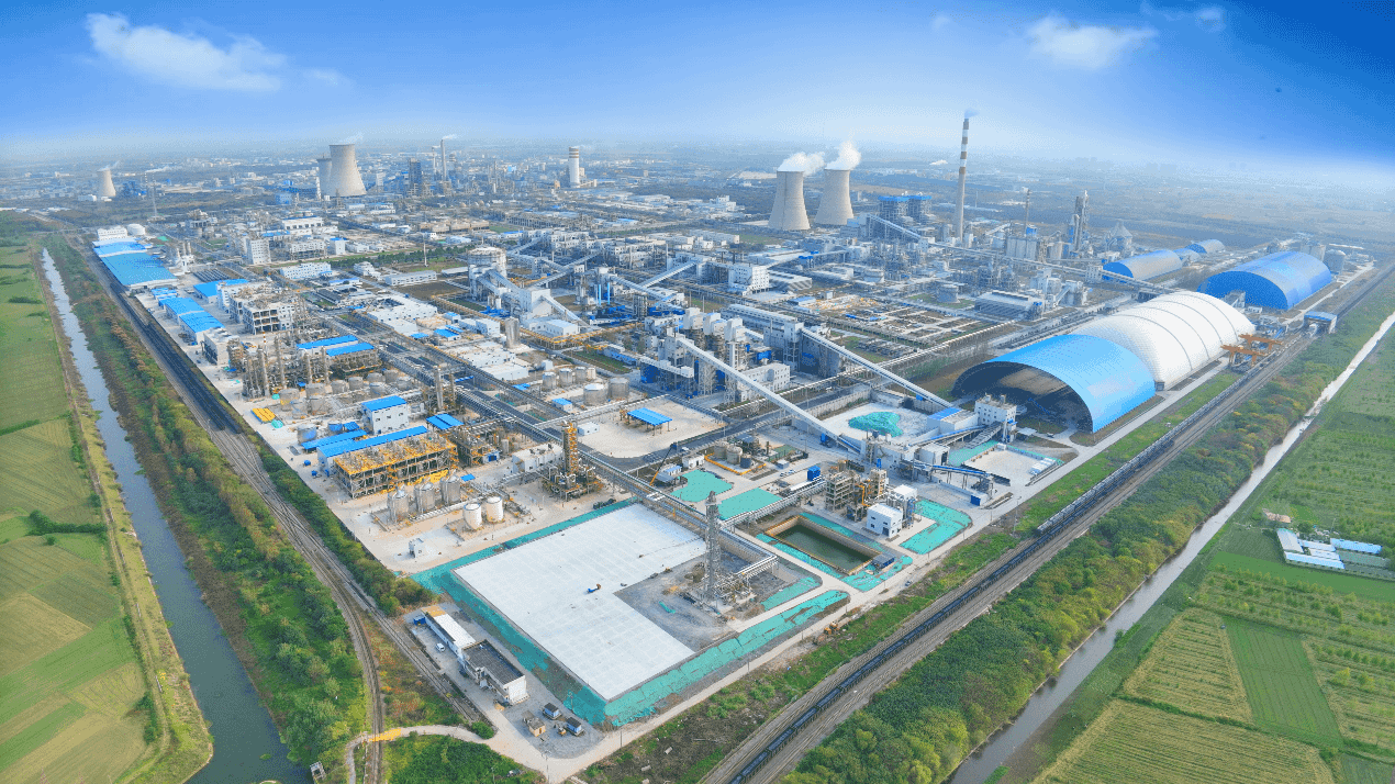 华塑股份厂区鸟瞰图（张洋洋 摄）