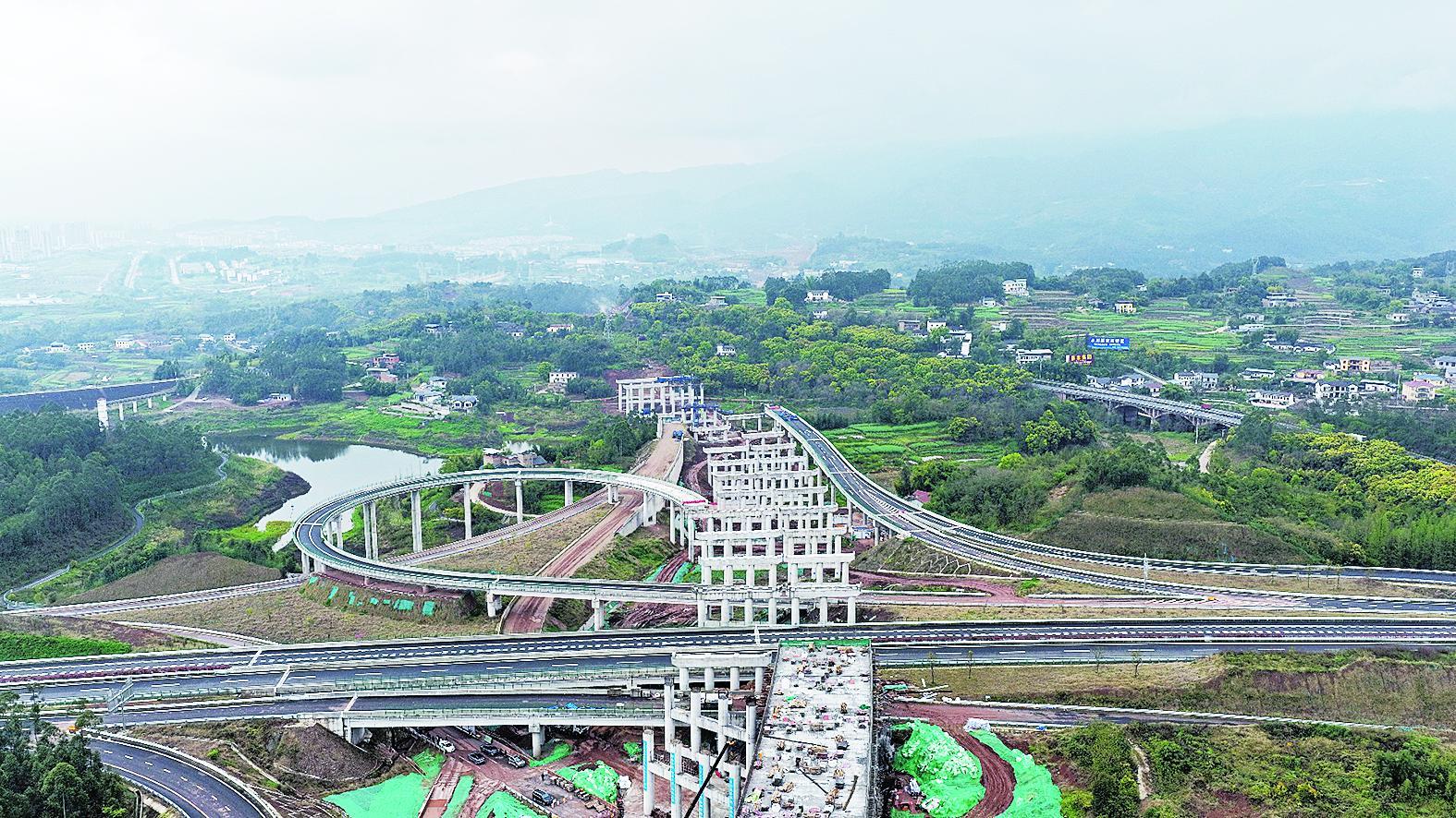 建设中的七一水库大桥