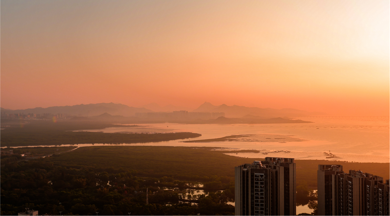 环湾城窗外实景图