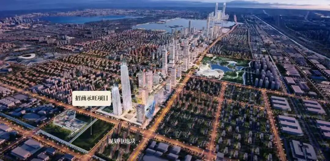 园区中轴线CBD概念效果图