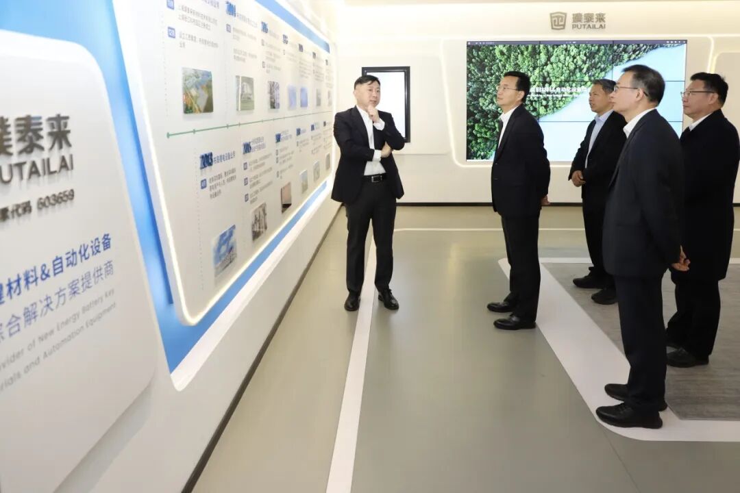 △2026年3月22日，市委书记张爱军到上海璞泰来新能源科技集团股份有限公司考察。市委办公室 摄
