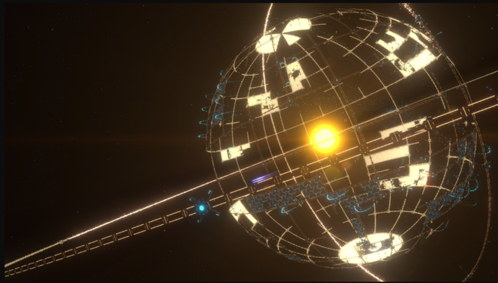 ▲ 戴森球计划的构想与之类似