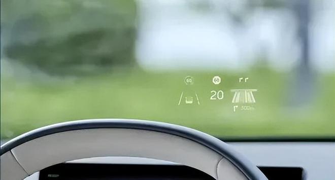 蔚来ES6 HUD示意图，图源：蔚来公众号