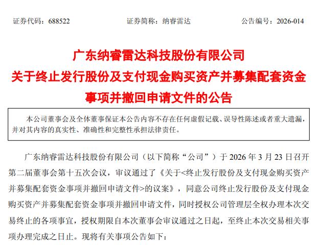 来源：纳睿雷达公告