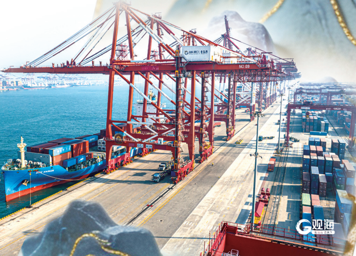 3月9日，山东港口青岛港菲律宾直航航线成功首航。