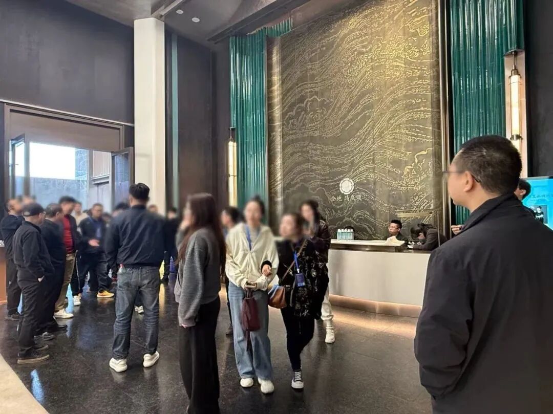 ◎嘉宾参观金地·清岚颂项目现场图(点击可查看大图)