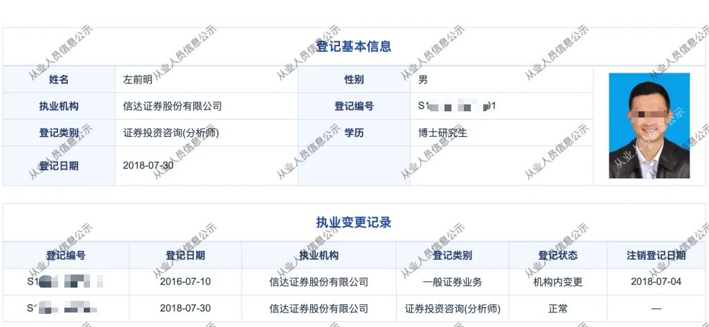 美女与野兽！唐婵玉实名举报信达证券研究所所长：3月24日上海出差期间，左前明在车内及酒店门口对其猥亵，已报警！