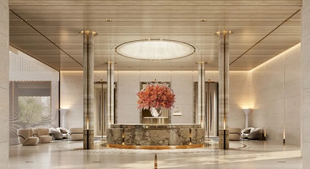 ▲招商海晏府公区效果图，深圳