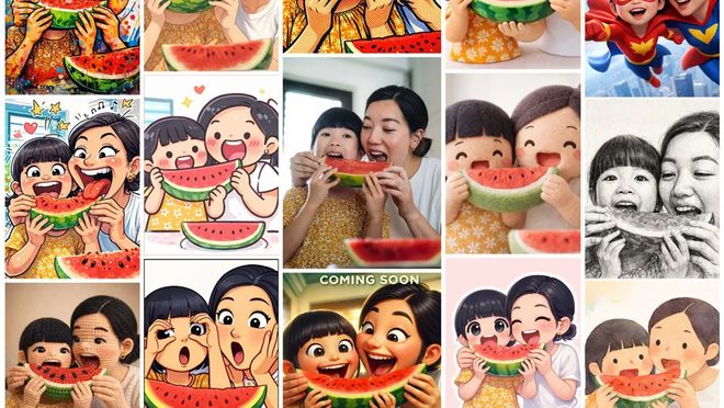 微软OneDrive新增AI修图：主体零失真，照片秒变动漫等风格