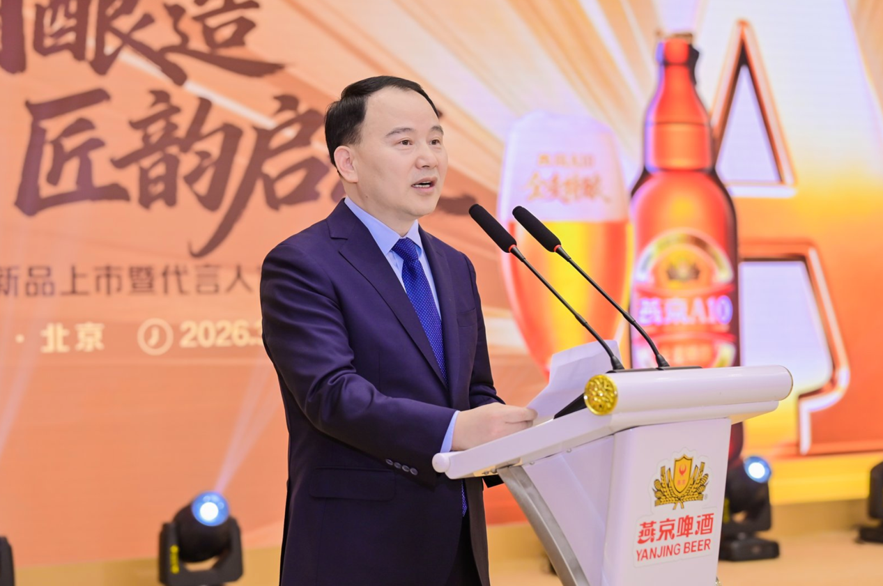图为燕京啤酒党委书记、董事长耿超。新华网发