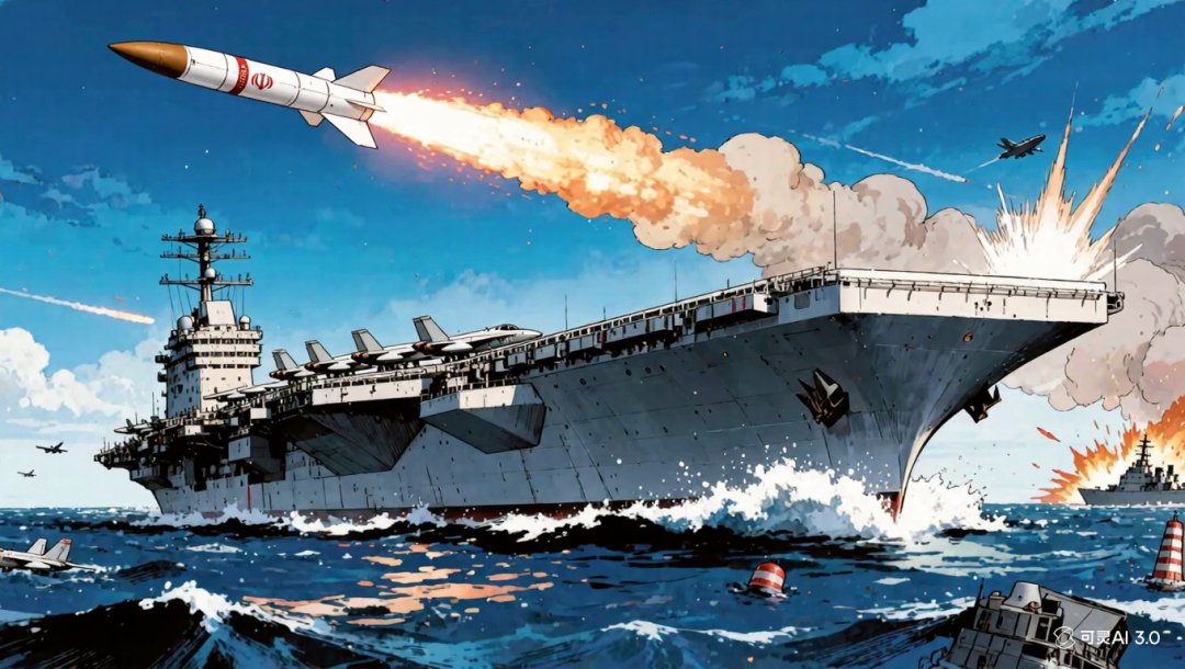 伊朗：向“林肯”号航母发射导弹！