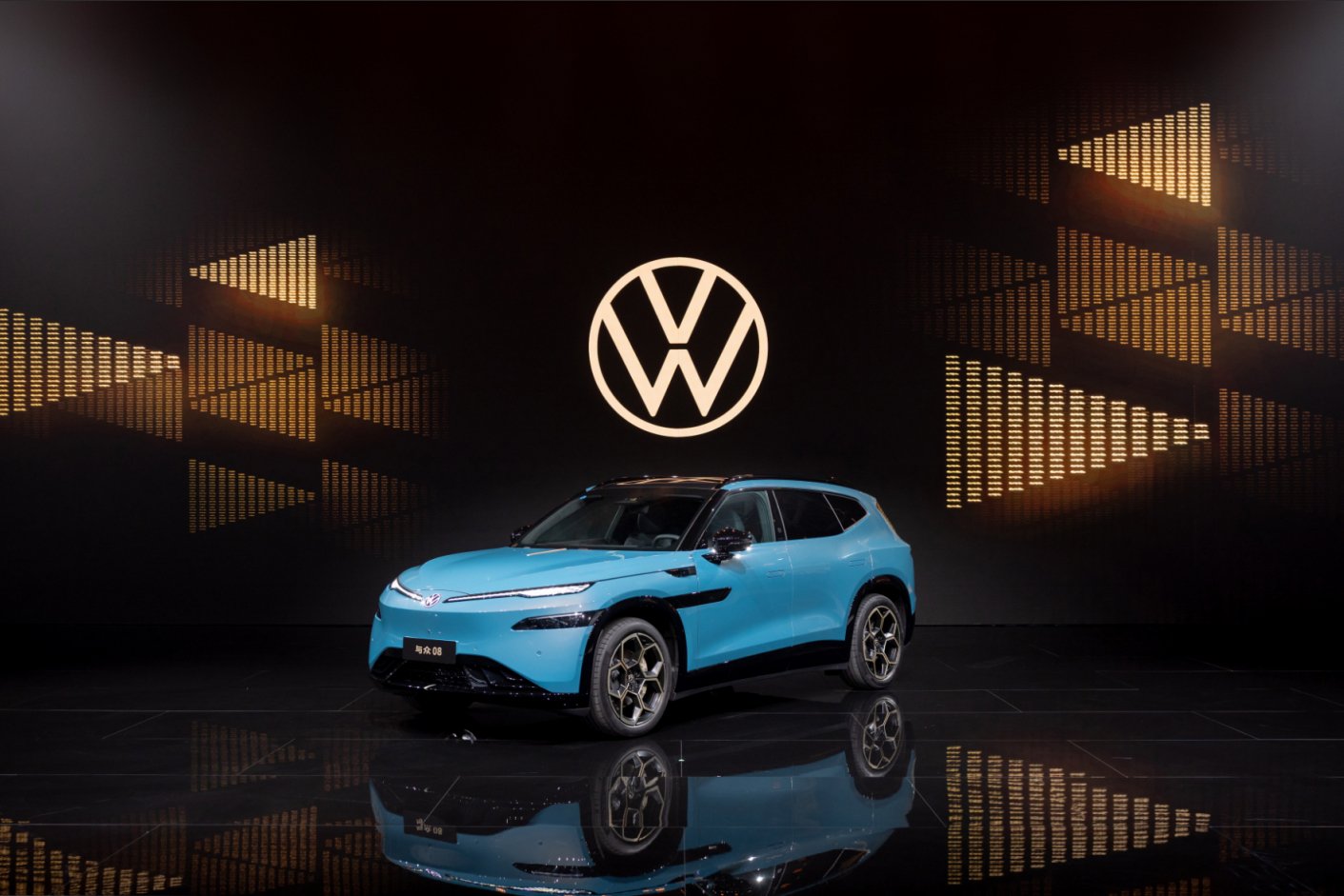 金标大众旗舰纯电SUV“与众08”开启预售，预售价23.99万元起