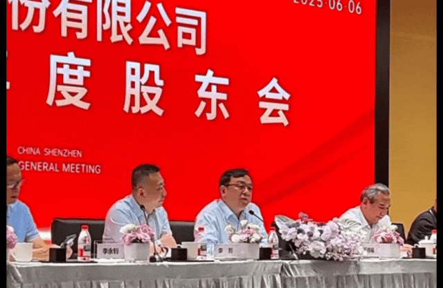 ▲王传福在股东大会上落泪。图 / 网络