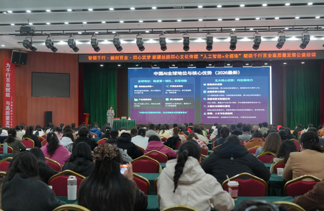 昌吉州工商联开展“人工智能+全媒体”公益培训