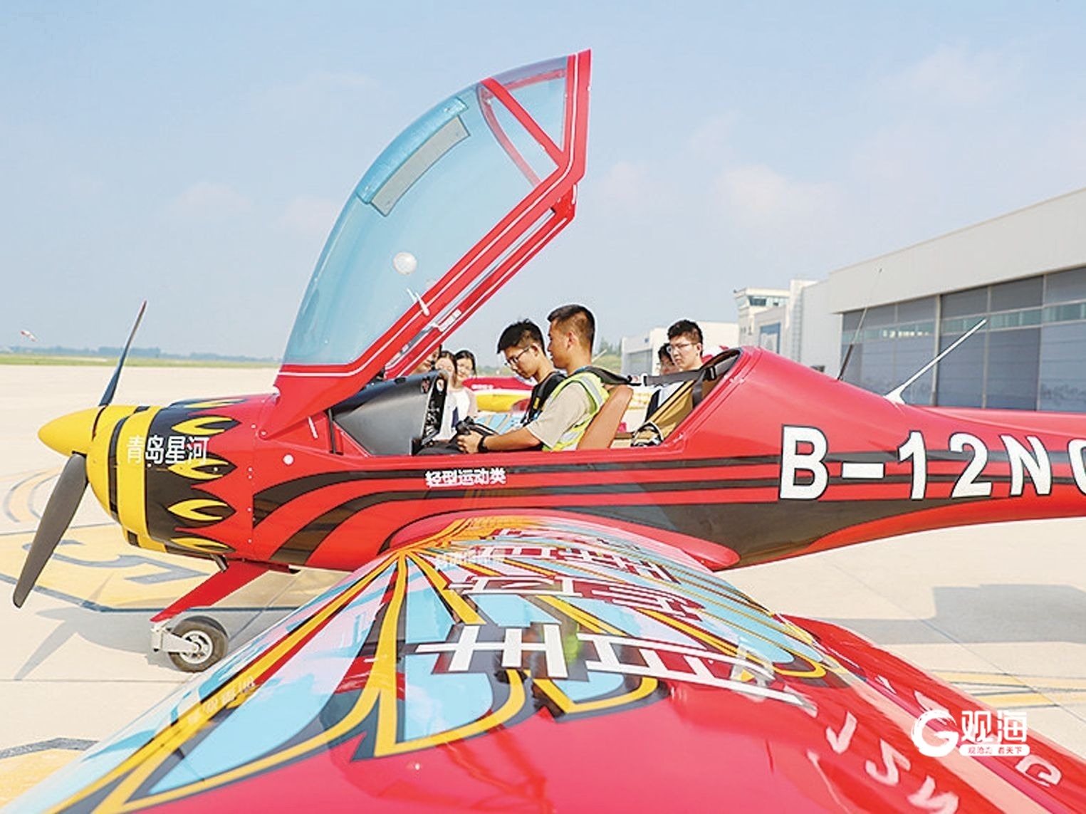 莱西市店埠机场布局低空文旅业务。张进刚 摄