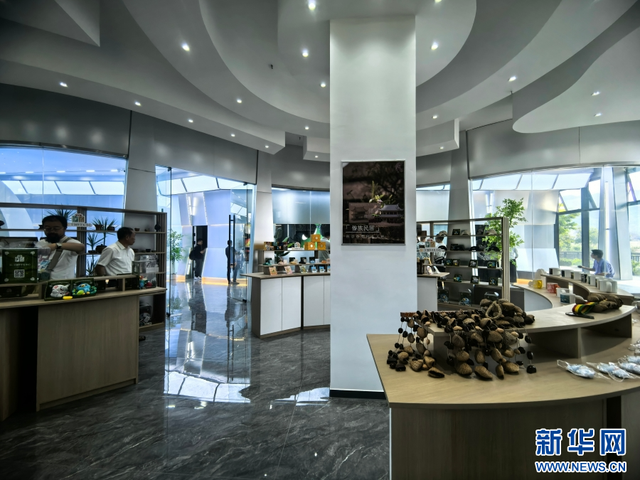 景洪市青年创业园局部（3月24日摄）。新华网发