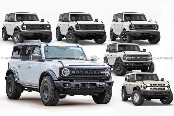2026款福特烈马Bronco原型车曝光，硬派越野再进化